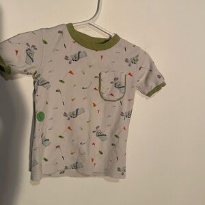 Golf Print Pajama top‎ size 2t Nola tawk